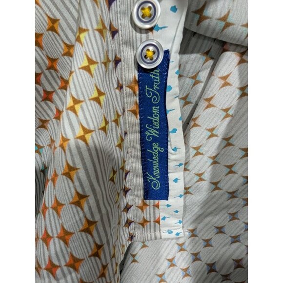 Robert Graham Men's Multicolor Long Sleeve Button-Up Size 2XL Geometric Diamond - Picture 11 of 16